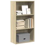 vidaXL Boekenkast 60x30x114 cm bewerkt hout sonoma, Verzenden, Nieuw