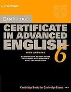 Cambridge Certificate in Advanced English 6 Students Boo..., Boeken, Gelezen, Not specified, Verzenden