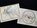 World Map - [VEEL van 2] - Antieke wereldkaart; Pierre M., Boeken, Atlassen en Landkaarten, Nieuw