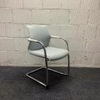 Vitra Unix, Design vergaderstoel,  Licht grijs - chroom