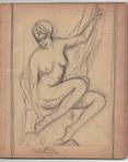Maxime Juan (1900-?) - Sketch album, Portraits, Nudes and
