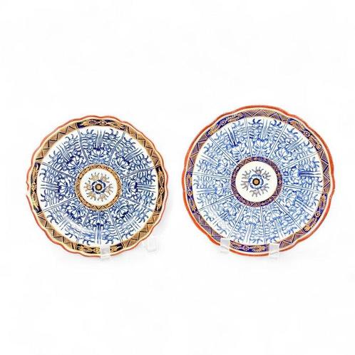 Royal Worcester - Pair of Victorian Royal Lily pattern, Antiek en Kunst, Antiek | Glas en Kristal