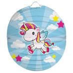 Unicorn Lampion 22cm, Nieuw, Verzenden