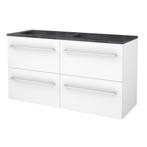 Badmeubelset BWS Salt 120x46cm Met Grepen 4 Lades Met, Ophalen of Verzenden, Nieuw, Chroom, Bad
