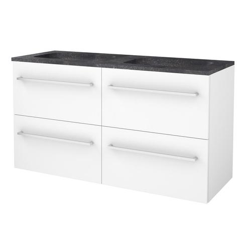 Badmeubelset BWS Salt 120x46cm Met Grepen 4 Lades Met, Doe-het-zelf en Verbouw, Sanitair, Bad, Nieuw, Chroom, Ophalen of Verzenden