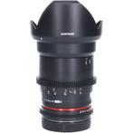Samyang 35mm T1.5 ED AS IF UMC VDSLR II Canon EF CM2890, Ophalen of Verzenden, Gebruikt, Groothoeklens