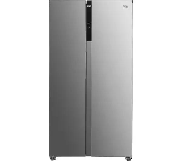 Beko ASL1532PX - Amerikaanse Koelkast - 532 Liter - NoFrost, Witgoed en Apparatuur, Koelkasten en IJskasten, Ophalen of Verzenden