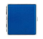 Patroon sigarettenetui - Blauw, Verzamelen, Rookartikelen, Aanstekers en Luciferdoosjes, Verzenden, Nieuw, Tabaksdoos of Verpakking