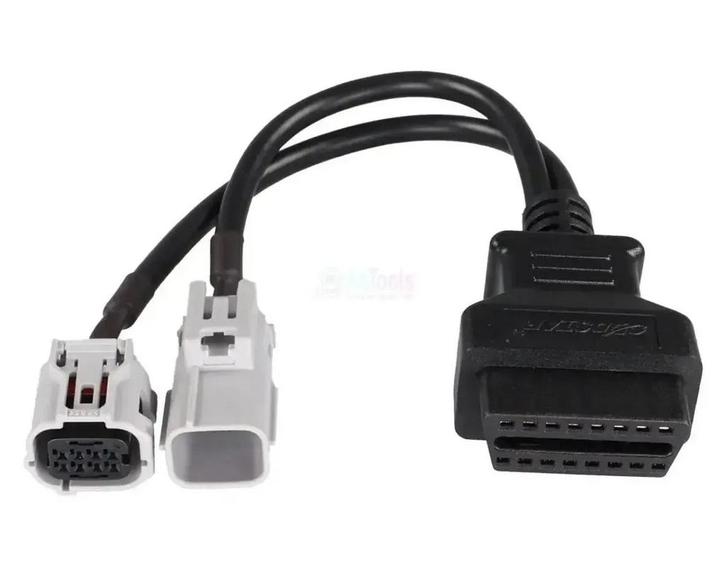 OBDSTAR (M048) | Aprilia 8+8-pins OBD – 16-pins OBD2 Verloop, Auto diversen, Autogereedschap, Nieuw, Verzenden