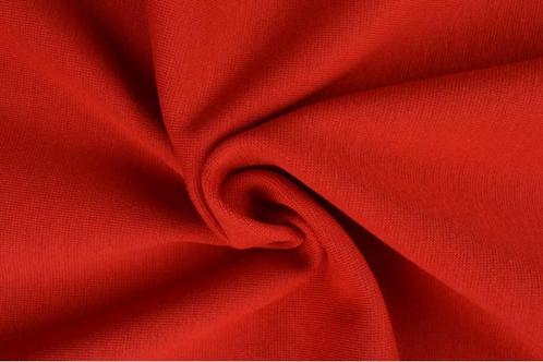 10 meter boordstof - Rood - 70cm breed/rondgebreid, Hobby en Vrije tijd, Stoffen en Lappen, 30 tot 120 cm, 200 cm of meer, Rood