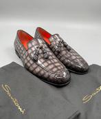 Santoni-Alligator-UK8.5-Tasselloafers-Goodyear - Loafers -, Nieuw