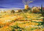 Kunstdruk Christian Sommer - Sommer auf Mallorca 100x70cm, Verzenden, Nieuw