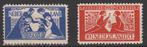 Postzegels Nederland 1923   Tooropzegels 134-135 (1512), Verzenden, T/m 1940, Postfris