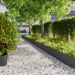 vidaXL Gazonranden 20 st 25x103 cm koudgewalst staal zwart, Verzenden, Nieuw