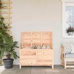 vidaXL Kussenbox 99x50x56,5 cm massief vurenhout, Verzenden, Nieuw
