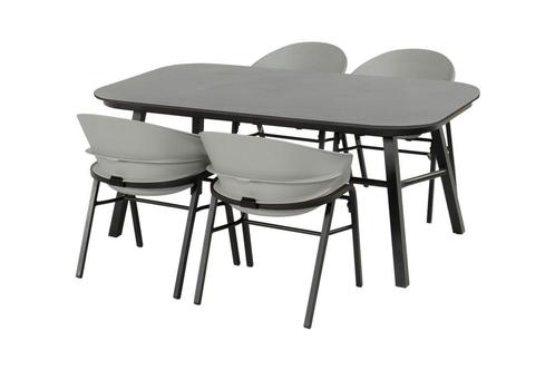 Hartman Tubb verstelbare tuinset 185x100 cm. (5-delig) -, Tuin en Terras, Tuinsets en Loungesets, Tuinset, Nieuw, Kunststof, Verzenden