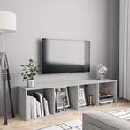 vidaXL Boekenkast/tv-meubel 143x30x36 cm betongrijs, Huis en Inrichting, Woonaccessoires | Wandplanken en Boekenplanken, Verzenden