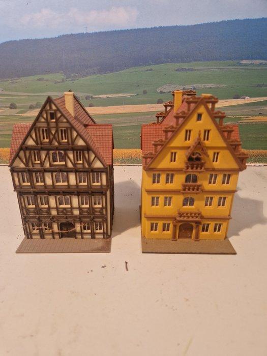 Vollmer N - Modeltreingebouwen (6) - Stadshuizen, Hobby en Vrije tijd, Modeltreinen | N-Spoor