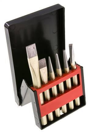 6-Delige Set Platte Beitels, Doe-het-zelf en Verbouw, Gereedschap | Handgereedschap, Nieuw, Verzenden