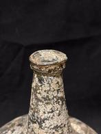 Fles - Glas - VOC kattenkop fles, Antiek en Kunst