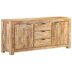 vidaXL Dressoir 175x40x75 cm ruw mangohout, Huis en Inrichting, Kasten | Dressoirs, Verzenden, 150 tot 200 cm, Nieuw, 25 tot 50 cm