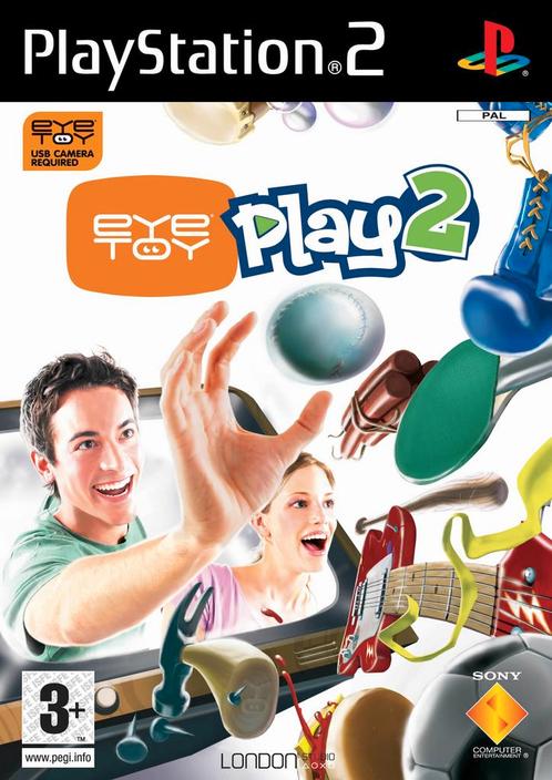 Playstation 2 EyeToy: Play 2, Spelcomputers en Games, Games | Sony PlayStation 2, Zo goed als nieuw, Verzenden