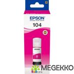 Epson 104 EcoTank 65ml Magenta schrijf- en tekeninkt, Verzenden, Nieuw, Epson