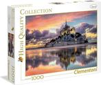 Clementoni - Puzzel - 1000 Stukjes - Le Magnifique Mont, Kinderen en Baby's, Verzenden, Nieuw