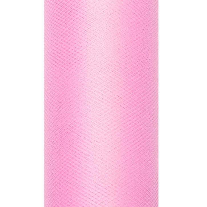 Roze Tule Rol 15cm 9m, Hobby en Vrije tijd, Feestartikelen, Nieuw, Verzenden