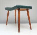 Dravo - Kruk - Hout, Kunstleder - Vintage Voetenbank
