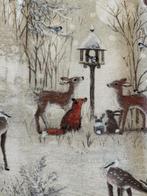 Elegante kerst patchwork-thema stof herten en bamby -, Diversen, Kerst, Nieuw