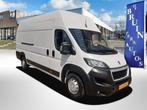 Peugeot Boxer 2.2 BlueHDI 140Pk L4H3 Extra hoogdak Airco Nav, Stof, Gebruikt, Wit, Onderhoudsboekje