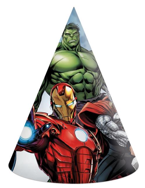 Avengers Infinity Stones Hoedjes 6st, Hobby en Vrije tijd, Feestartikelen, Nieuw, Verzenden