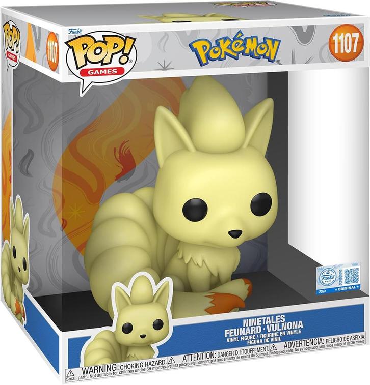 Funko Pop! Jumbo - Pokemon Ninetales #1107 | Funko - Hobby, Verzamelen, Poppetjes en Figuurtjes, Nieuw, Verzenden