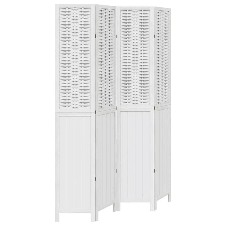 Kamerscherm Wit Paulowniahout - Tweedekansje met Korting!, Huis en Inrichting, Woonaccessoires | Kamerschermen, Nieuw, Ophalen of Verzenden