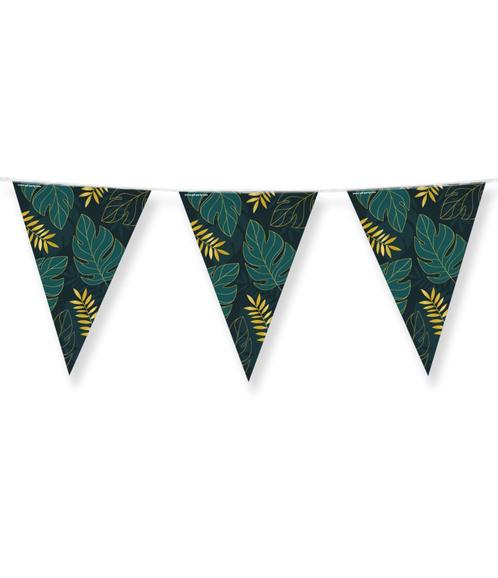 Groene Slinger Bladeren 10m, Hobby en Vrije tijd, Feestartikelen, Nieuw, Verzenden