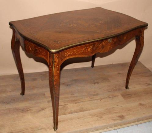 Luois XV Style - Bureau - Marquetterie van verschillende, Antiek en Kunst, Antiek | Meubels | Stoelen en Banken