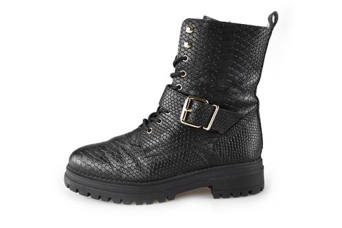 Omoda Veterboots in maat 41 Zwart | 10% extra korting, Kleding | Dames, Schoenen, Zwart, Zo goed als nieuw, Overige typen, Verzenden