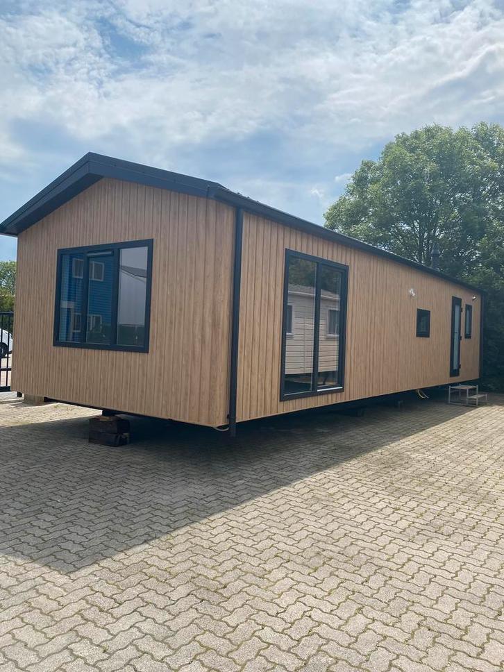 Luxe Chalet 12x4,3m – 3 Slaapkamers | Ruim & Comfortabel!, Caravans en Kamperen, Stacaravans, meer dan 6