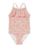 HEMA Kinderbadpak bloemen roze van €14.99 voor €11.24 sale, Verzenden, Nieuw