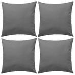 vidaXL Buitenkussens 45x45 cm grijs 4 st, Huis en Inrichting, Woonaccessoires | Kussens, Verzenden, Nieuw, Grijs