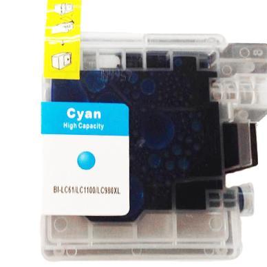 Huismerk Brother LC-1100C / LC-980C cartridge cyaan, Computers en Software, Printerbenodigdheden, Nieuw, Verzenden