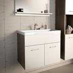 Wastafelonderkast met wastafel Krildihana 61x40x50 cm eiken, Huis en Inrichting, Verzenden, Nieuw