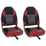 vidaXL Bootstoelen 2 st inklapbaar met hoge rugleuning, Watersport en Boten, Verzenden, Nieuw