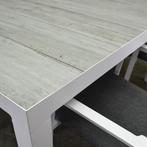 Fresno dining tuintafel 160x90xH74 cm wit, Tuin en Terras, Ophalen of Verzenden, Nieuw