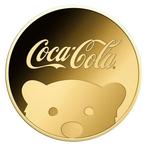 Tsjaad. 3000 Francs 1/1000 oz 999 Fine Gold Coca-Cola Polar