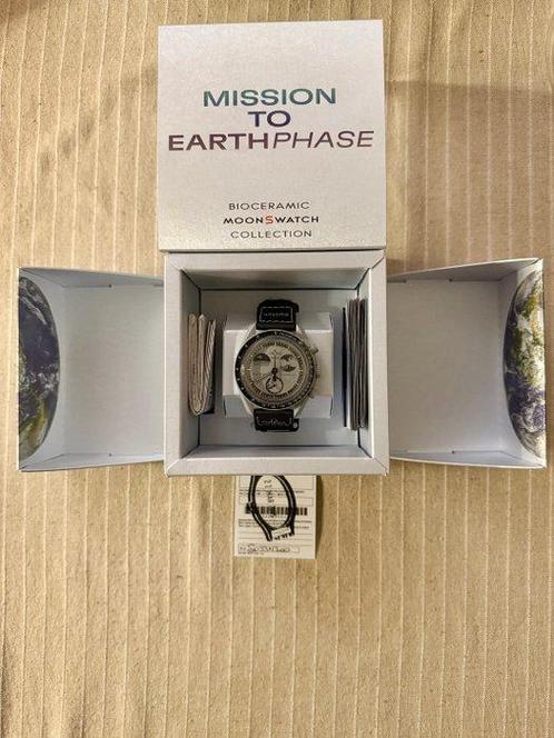 Omega x Swatch - MoonSwatch. Mission to Earthphase - Zonder, Sieraden, Tassen en Uiterlijk, Horloges | Heren