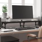 vidaXL Monitorstandaard 105x23x15,5 cm bewerkt hout zwart, Computers en Software, Overige Computers en Software, Verzenden, Nieuw