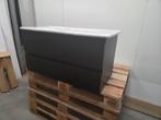 Badmeubel 100 x 46 cm mat zwart met keramische wastafel – 1, Ophalen of Verzenden, Nieuw, Bad