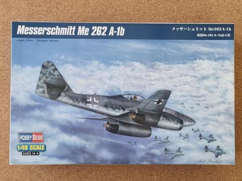 HobbyBoss 80375 Messerschmitt Me 262 A-1b 1:48, Hobby en Vrije tijd, Modelbouw | Vliegtuigen en Helikopters, Verzenden